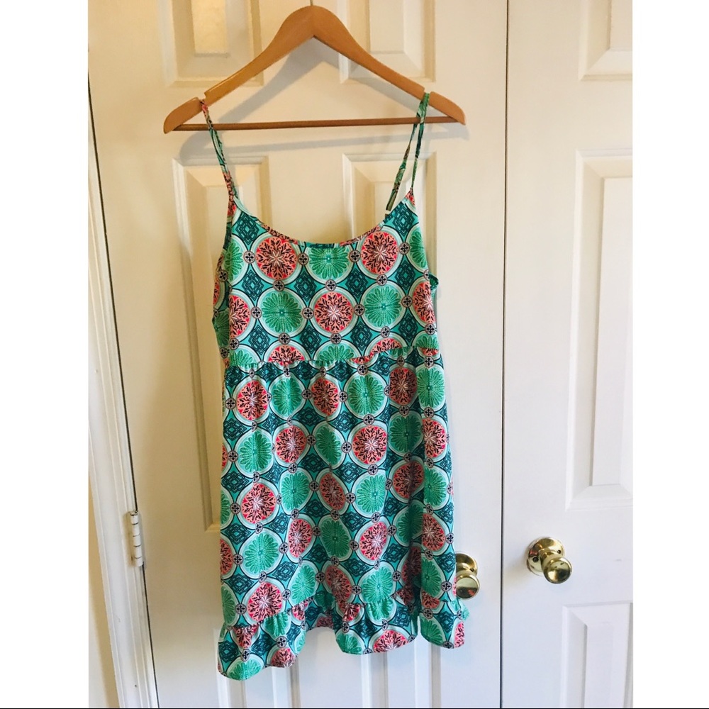 One Clothing Floral Sleeveless Shift Dress